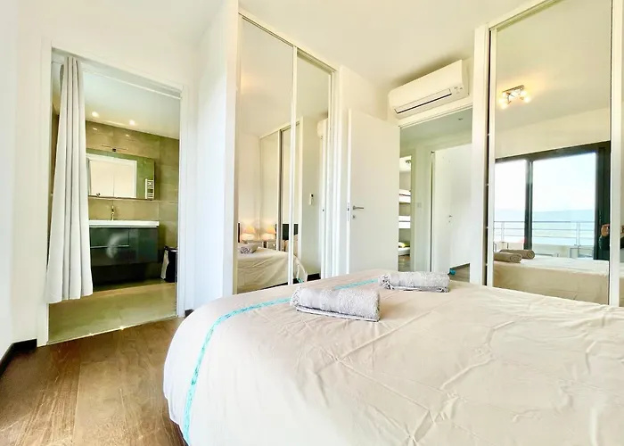 Vue Mer 180°, Terrasse, Clim